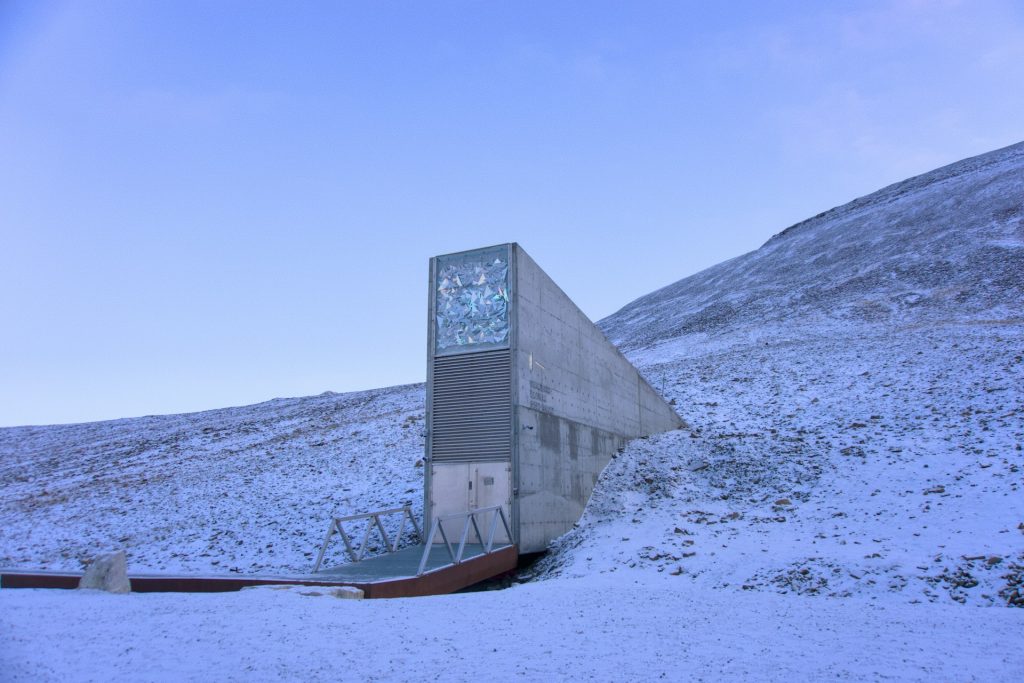 Entrance to Svalbard Global Seed Vault