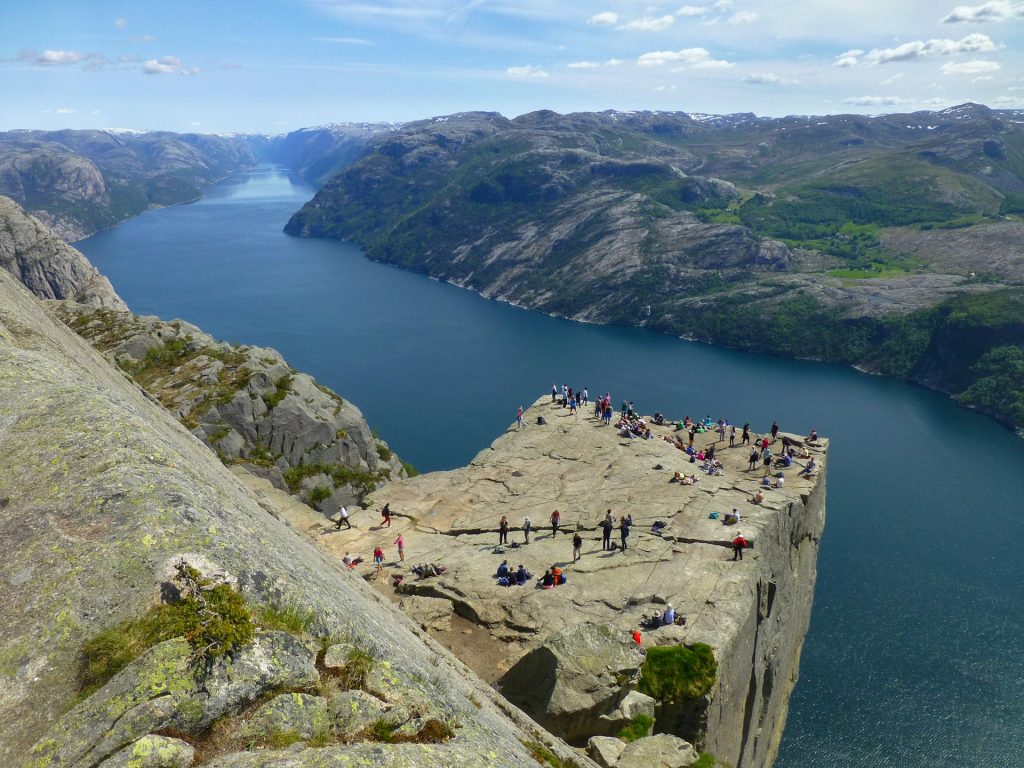 Preikestolen also known as Pulpit Rock