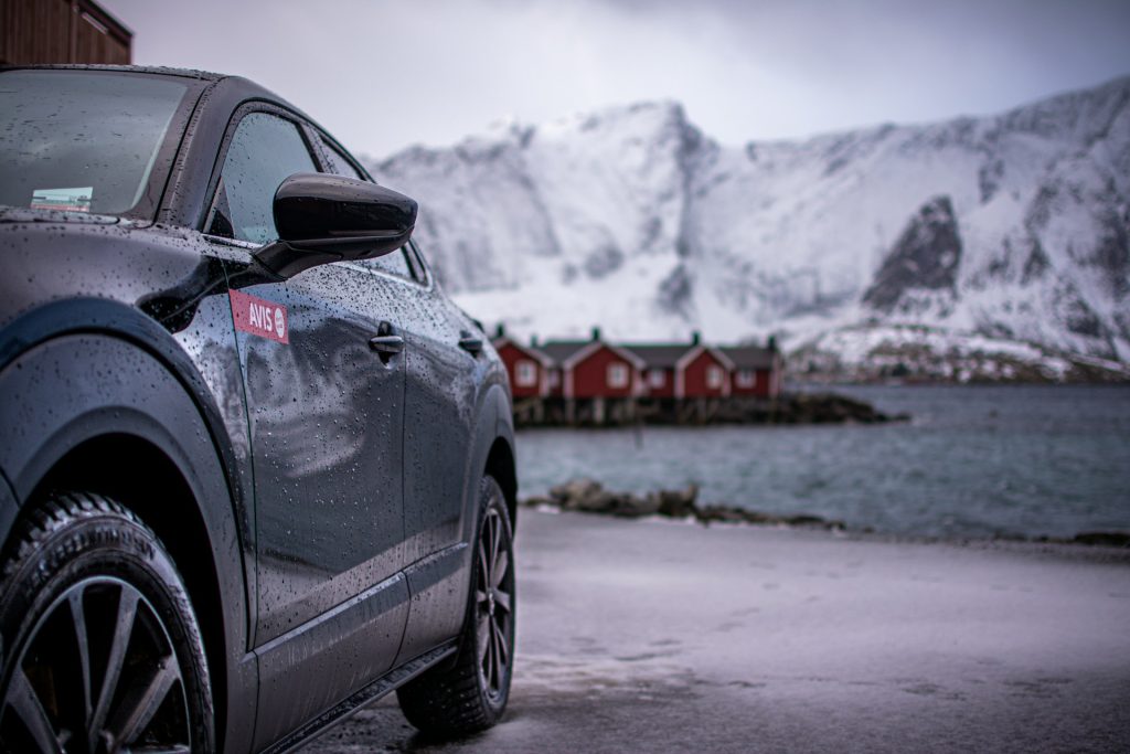 A rental car